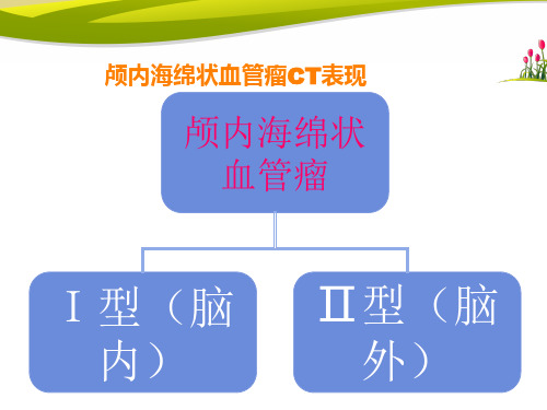 颅内海绵状血管瘤PPT课件