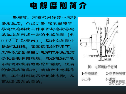 电解磨削课件讲说