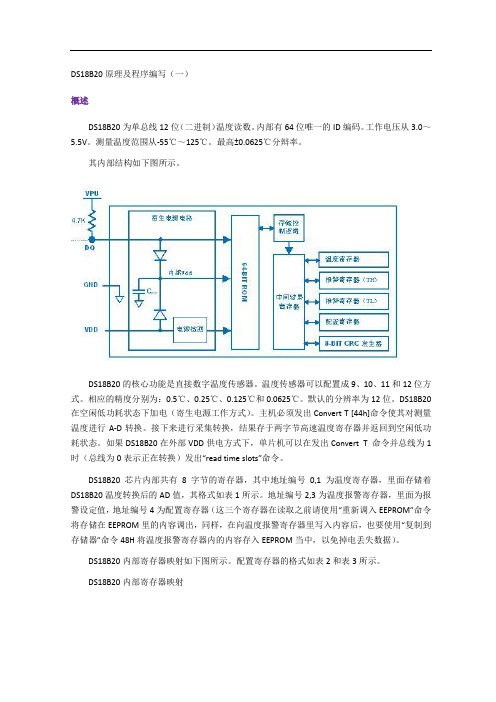 DS18B20原理及程序编写