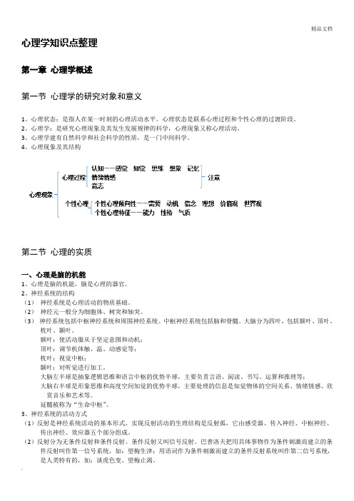 教师编心理学知识点整理