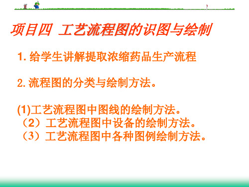 项目四、工艺流程图的识读与绘制