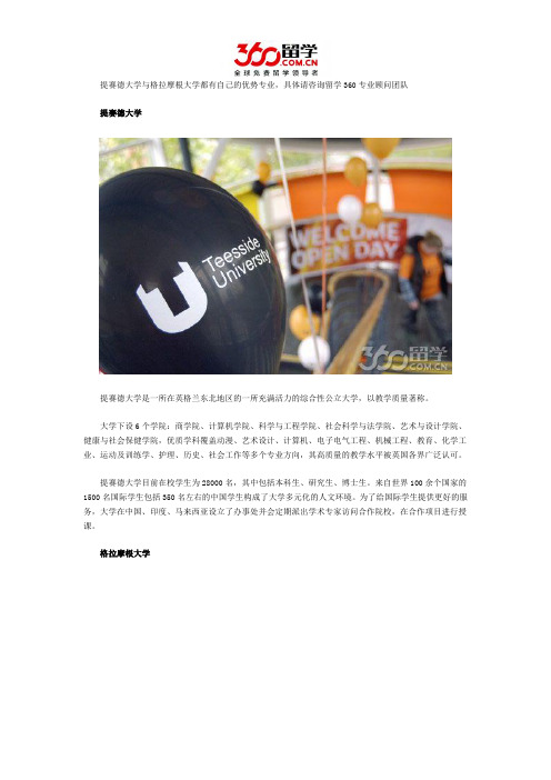 提赛德大学与格拉摩根大学哪个好