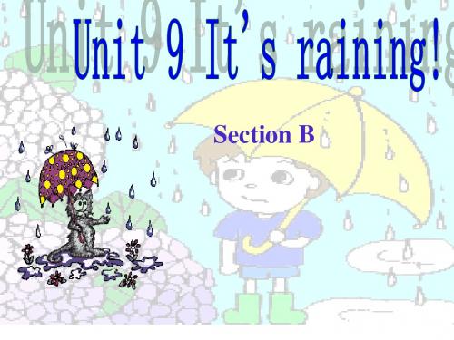 六下英语unit9It's raining!第三课时