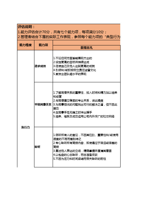 5.能力评估表