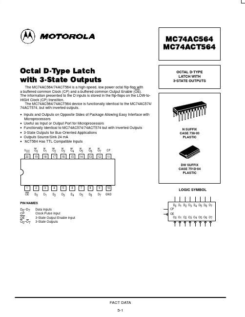 MC74ACT564中文资料