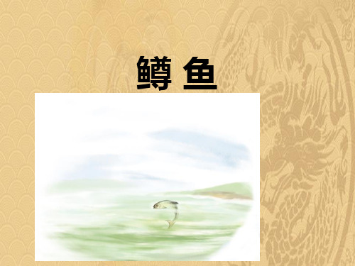 2021年《鳟鱼》PPT教学课件优选演示