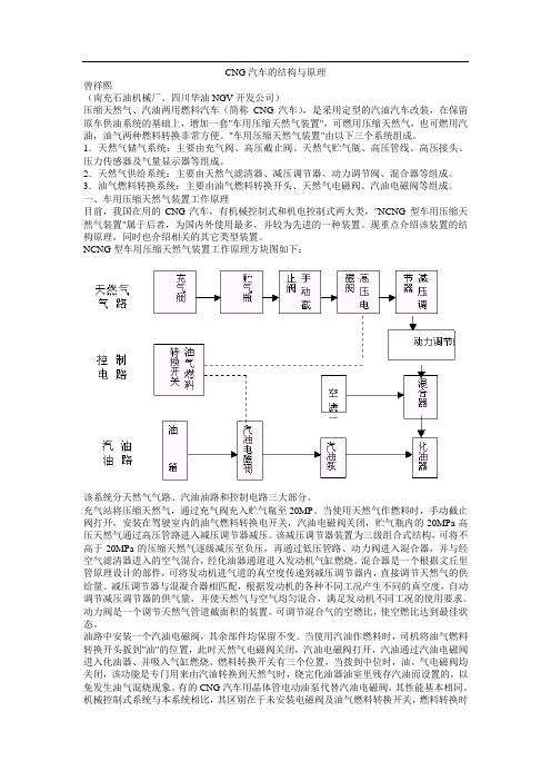 CNG汽车的结构与原理