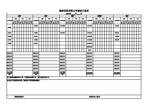 调度日报(修改后)