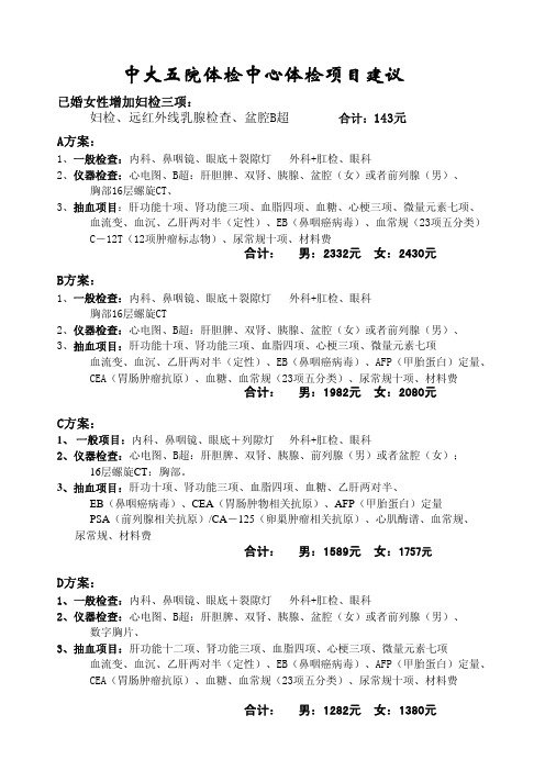 中大五院体检中心体检项目建议.pdf