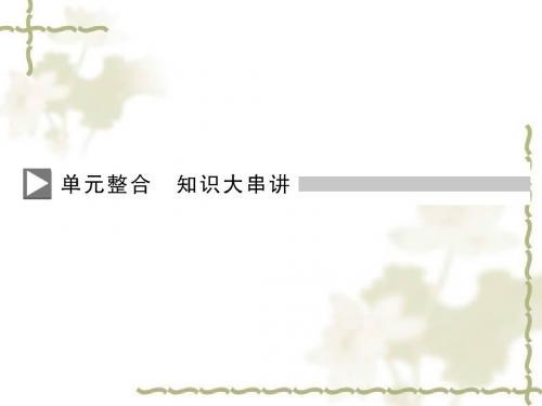 历史：2012届高考一轮复习 第十单元 单元整合 知识大串讲