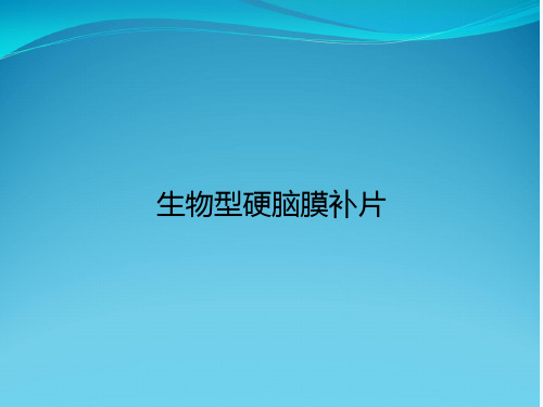 生物型硬脑膜补片