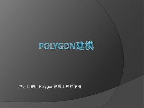 polygon建模