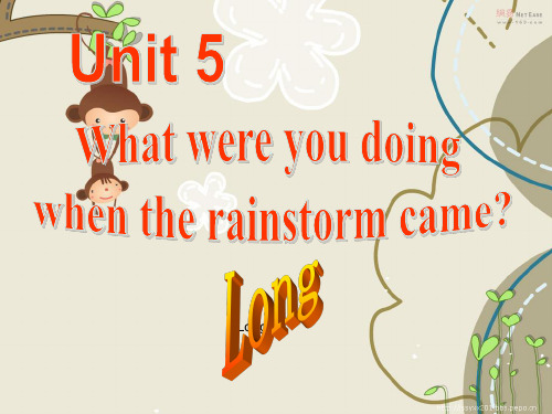 Unit5_What_were_you_doing_when_the_rainstorm_came_Section_A_1(1a_2d)