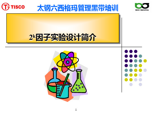 DOE分析步骤和2水平2因子实验设计的讲座2