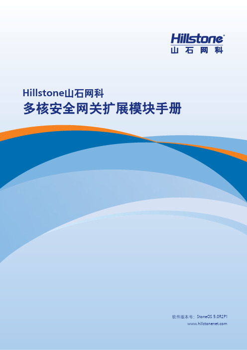 Hillstone山石网科多核安全网关扩展模块手册_5.0R2P1