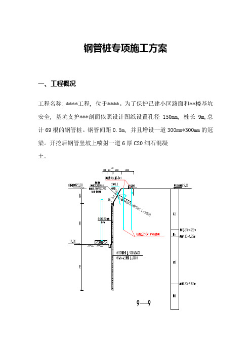 钢管桩专项施工方案