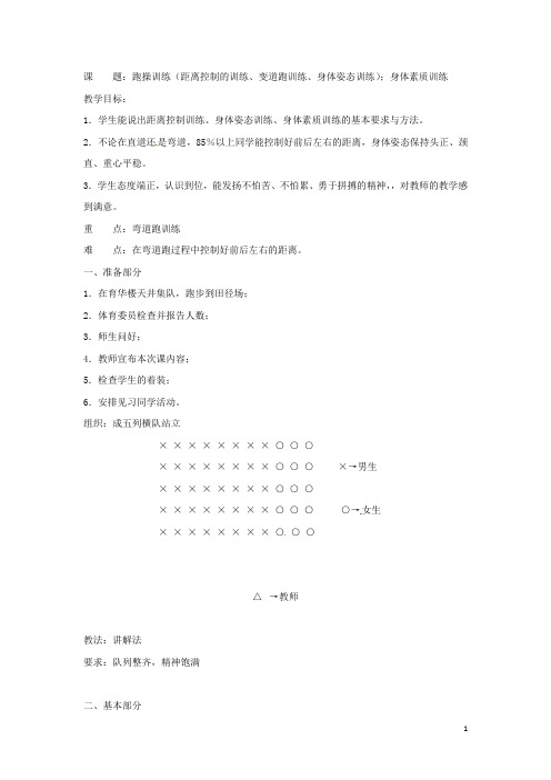 江苏省沭阳高级中学高三体育教案(2)