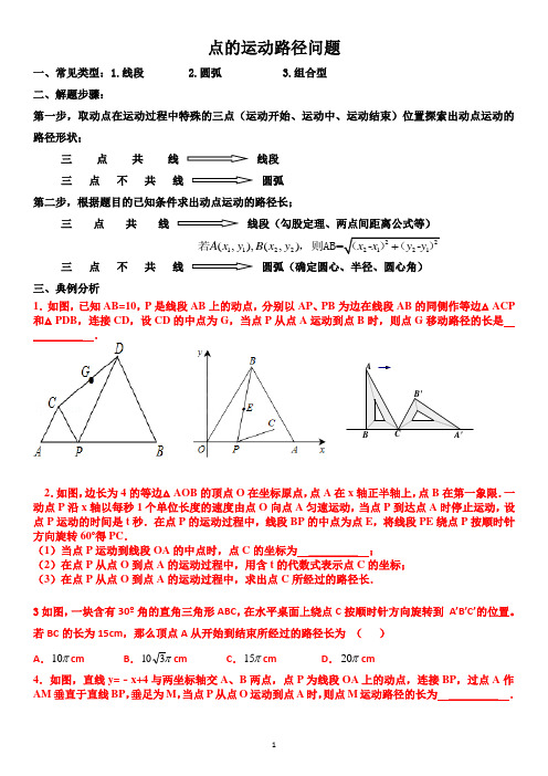 动点路径长专题