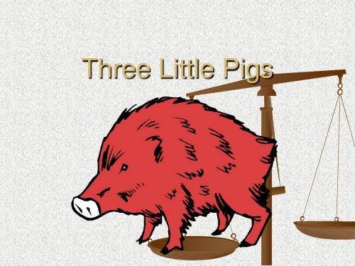 上海教育版英语三年级下册unit 12《three little pigs