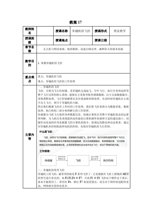 无人机发烧友 1.18.穿越机的飞控