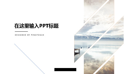 通用高端简约立体动态复古项目报告ppt模板