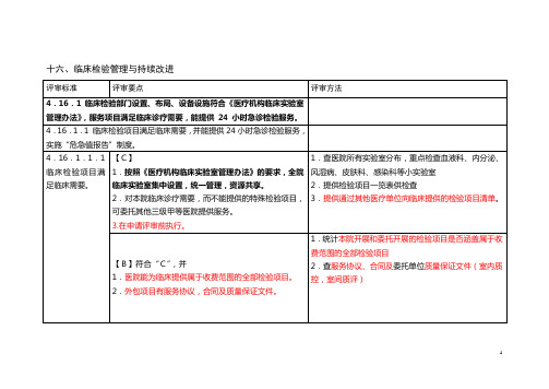 三级综合医院评审标准细则-安徽医院管理协会