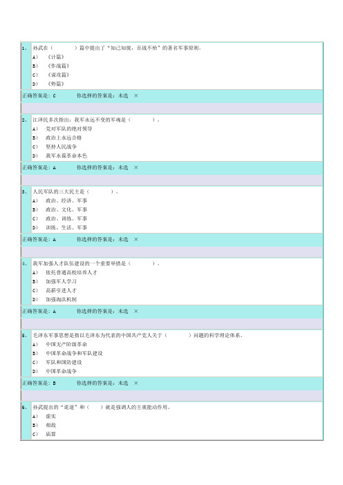 第二章军事理论