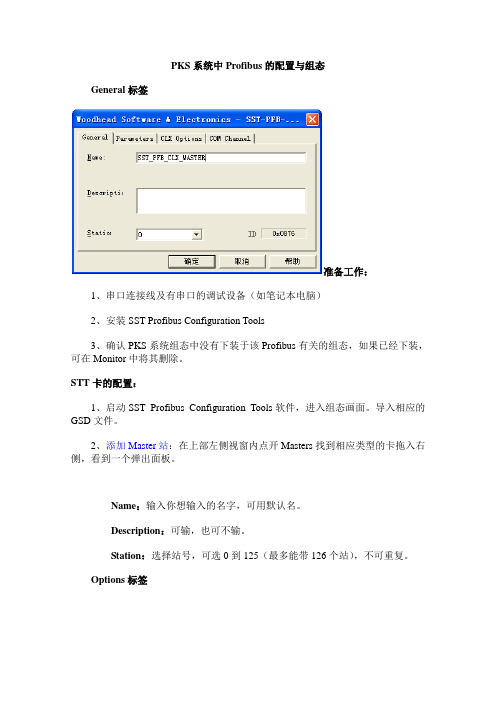 PKS系统中Profibus的配置与组态