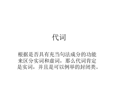 现代汉语代词