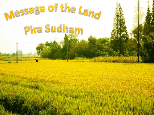 unit3 the message of the land