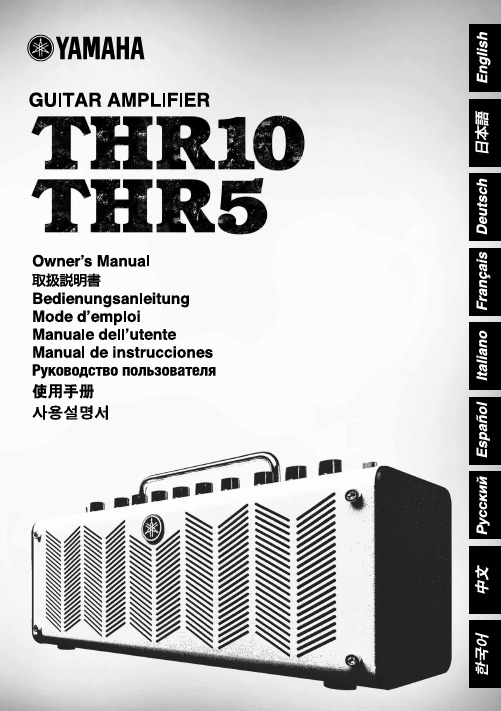 YAMAHA THR10 THR5 Owner s Manual