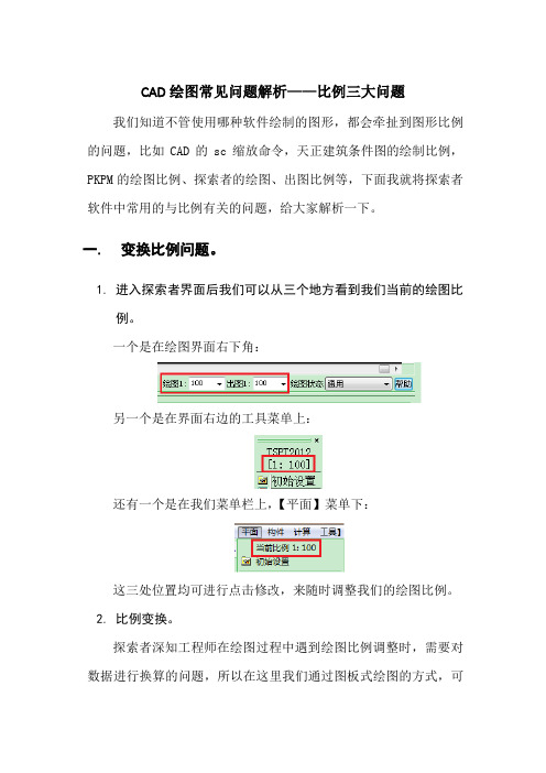 CAD绘图常见问题解析——比例三大问题