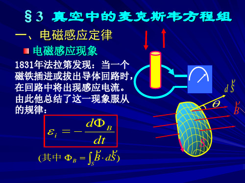 真空中的麦克斯韦方程组