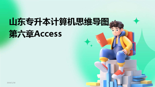 山东专升本计算机思维导图第六章Access(2024)