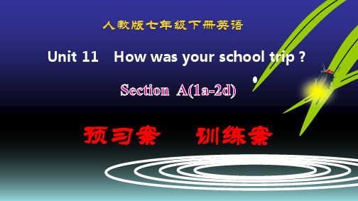 人教版七年级英语下册 Unit11 Section A(1a-2d)预习-训练案