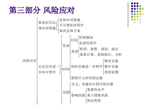 第八讲重大错报风险的识别评估与应对