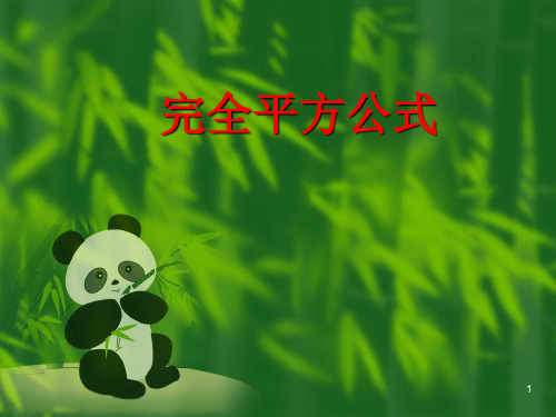 14.2.2完全平方公式(公开课)ppt课件