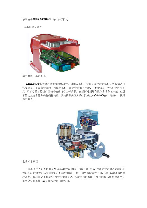 [讲解]德国德瑞EMG-DREHMO电动执行器说明书