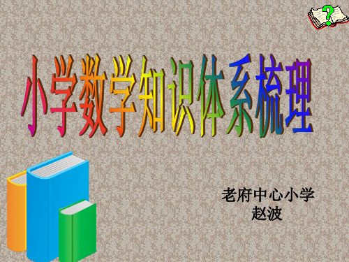 小学数学知识体系梳理精品PPT课件