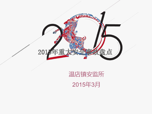 2015年重大安全事故盘点