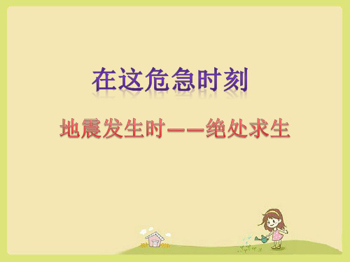 《在这危急时刻》2PPT课件