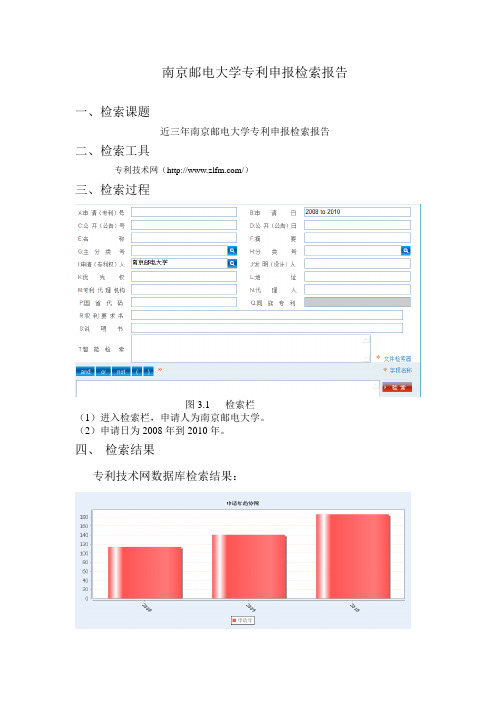 南京邮电大学专利申报检索报告201105