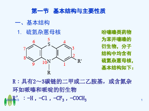 吩噻嗪类药物的分析