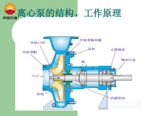 离心泵的结构、工作原理