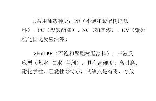 印刷油漆的基础知识