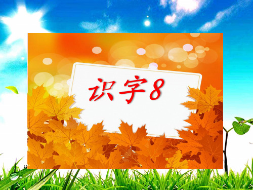 一年级语文下册 识字8课件