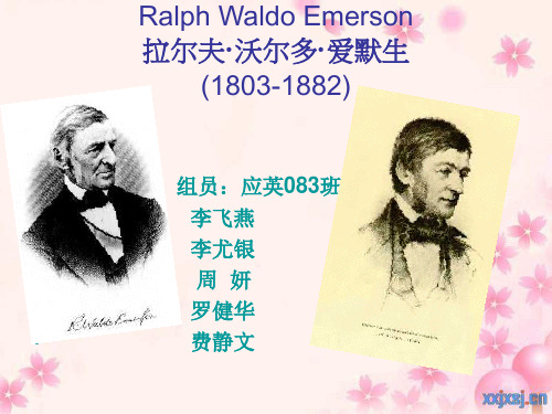 Ralph Waldo Emerson and Nature