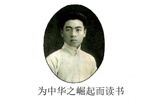 四年级语文上册为中华之崛起而读书课件2