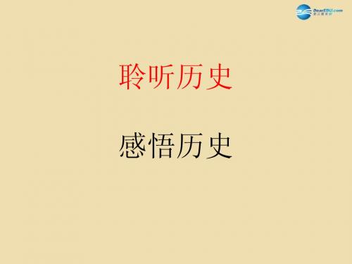 山东省泰安市新城实验中学2015年中考历史《大变革的时代》复习课件1