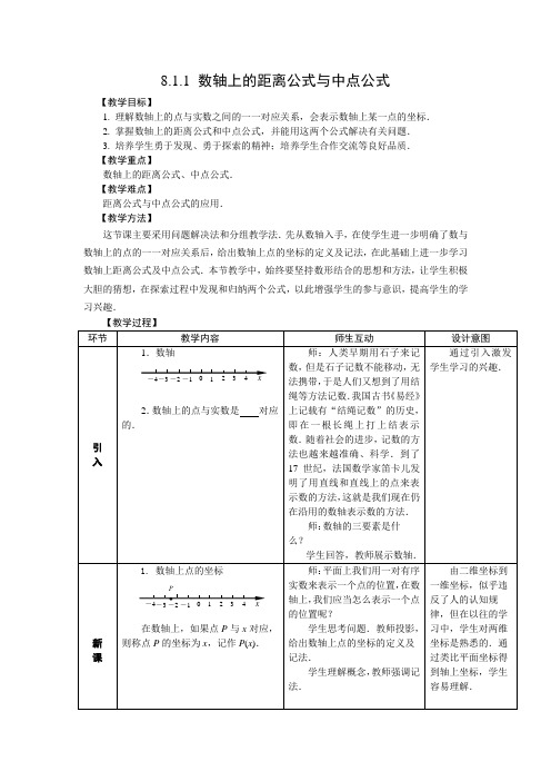 [精品]人教版中职数学教案第八章直线和圆的方程[份教案]DOC